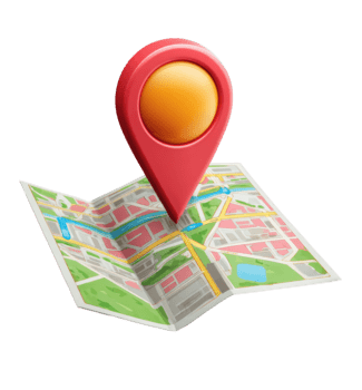 3d mapa PIN ponteiro ícone em uma guardada cidade mapa indicando localização ou navegação isolado em transparente fundo png