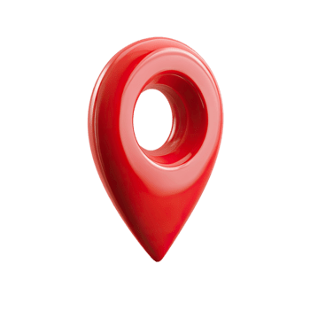 lustroso vermelho 3d mapa ponteiro ícone significando localização ou navegação isolado em transparente fundo png