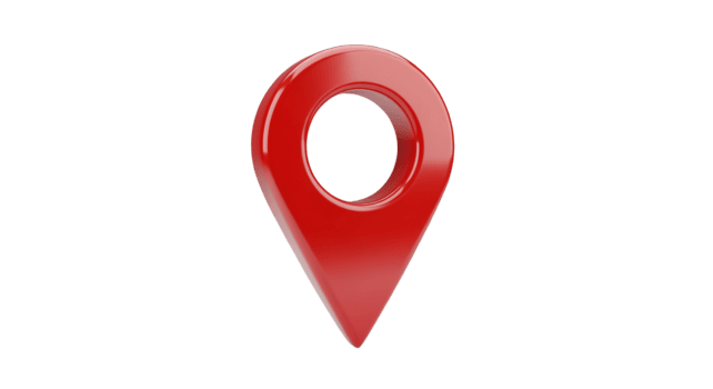 lustroso vermelho mapa ponteiro símbolo para navegação isolado em transparente fundo png