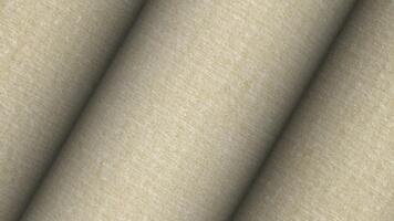 beige rullar rullande i slät rotation som visar rutnät tycka om vävd textur inramade förbi en raffinerad exklusiv abstrakt bakgrund video