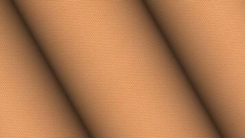 Terracotta orange rolls rotating with a hexagonal knit texture featured within an elegant warm abstract background setting video