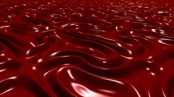 buio ciliegia plasma onde producendo in profondità riflessivo movimento su metallico sfondo con elegante flusso e esclusivo senza soluzione di continuità ciclo continuo animazione design video
