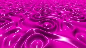 Pink Plasma Waves Generating Gentle Reflective Motion on Metallic Background with Elegant Flow and Exclusive Seamless Loop Animation video