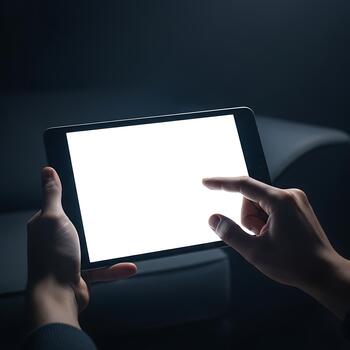 Empty Interface Screen For Mobile Application Branding photo