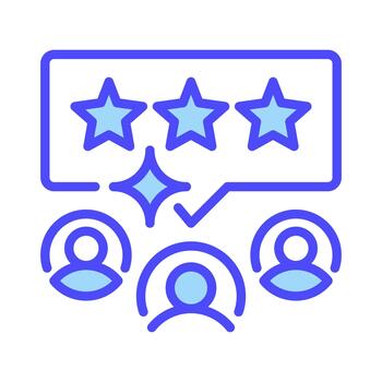 Feedback Line Icon, Outline Symbol for Customer Review, Service Evaluation, Product Improvement, User Experience, and Quality Assessment. vector