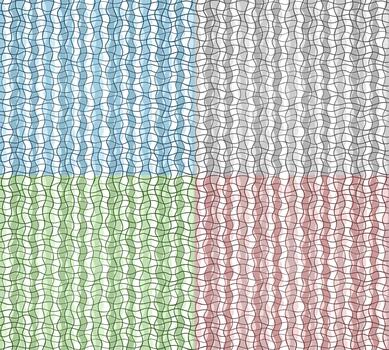 The set Seamless abstract background with pattern. vector