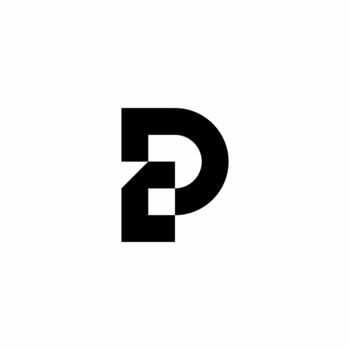 A modern, geometric logo forming the letters E and P using bold, rounded block shapes. Ideal for FinTech, energy, or tech startups. vector