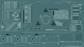 animerad skärm med rader av binär koda och område Karta video