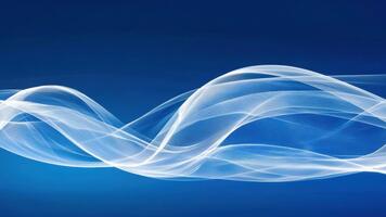 mjuk blå abstrakt bakgrund med strömmande vågor och ljus texturer för digital och grafisk design projekt video