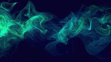 Ethereal Flow of Colorful Smoke on Dark Background Capturing Dynamic Patterns and Vibrant Energy in Artistic Design video
