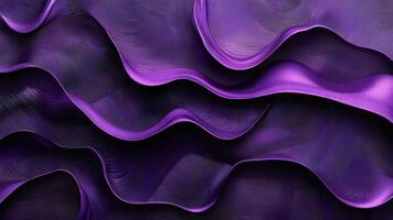 Abstract purple waves with smooth curves and vibrant textures creating an elegant and modern background design video