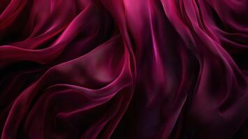 strömmande satin i vibrerande nyanser av röd och magenta skapande en lyxig och texturerad bakgrund för design använda sig av video