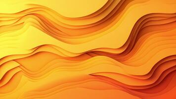 Abstract Waves of Orange and Yellow Tones Creating Dynamic Flowing Patterns in Modern Graphic Design video