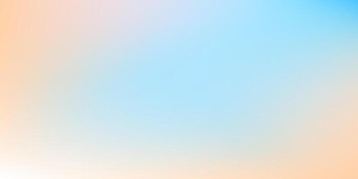 Blue and orange pastel soft color background with blurred abstract background vector