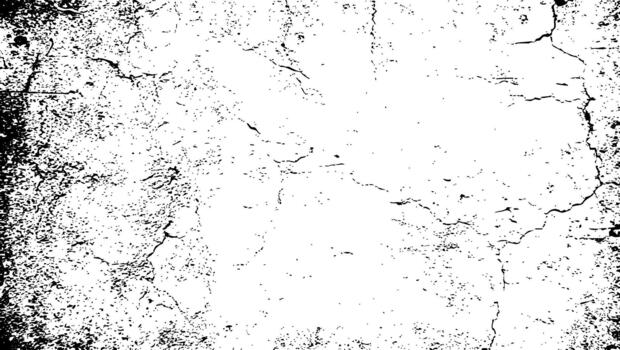 Grunge texture background with black distressed overlay and white empty space for copyBackground vector