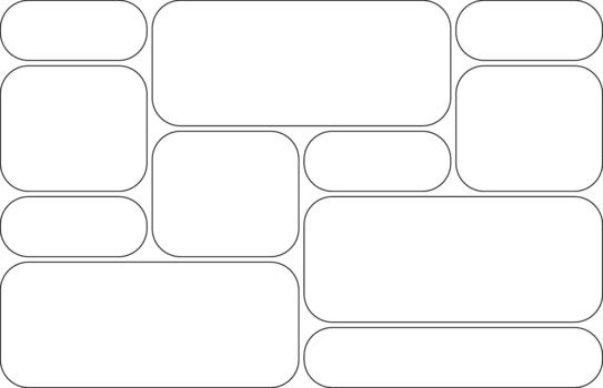 Layout Design for Visual Content Creating Appealing Compositions with Template Concept vector