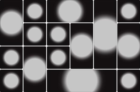 resumen arreglo de formas y circular Encendiendo modelo vector