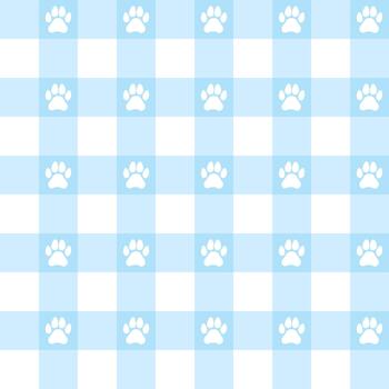 azul y blanco a cuadros modelo con pata impresión diseño vector