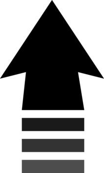 Black Arrows Icons. Arrow icon with fast speed effect. Illustration designed for modern abstraction with symbols of speed, rush, progress, energy. Fast arrow movement symbol vector