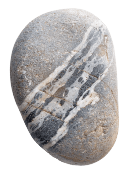diese Fluss Stein Kieselstein Vitrinen glatt Texturen und einzigartig Muster von natürlich Prozesse, ruhen auf ein transparent Hintergrund zum vielseitig Anwendungen im Kunst und Design png