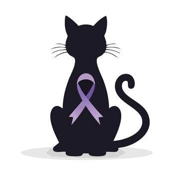 Minimalist Abstract Black Shape with a Curved Gray Shadow on a Clean White Background vector