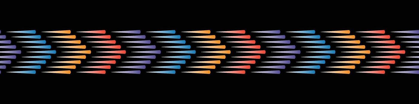 vistoso geométrico modelo con degradado triangular formas en negro antecedentes vector