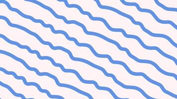 astratto blu ondulato Linee su un' leggero rosa sfondo, la creazione di un' dinamico e fluente visivo struttura Perfetto per grafico design e creativo progetti video