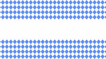 blå och vit diamant mönster design med tom Plats i de mitten för text eller grafik video