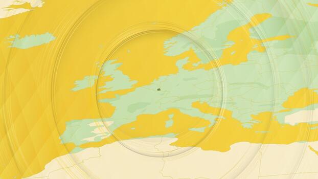 resumen mapa de Luxemburgo y rodeando regiones con circular patrones. vector