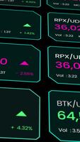 Vertical Digital Trading Dashboard with Tilting Perspective and Stock Data. video