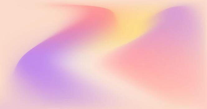 suave rosado y amarillo resumen antecedentes con fluido ola formas vector