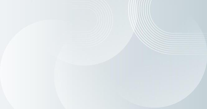 White abstract background with soft circular shapes and smooth gradients. vector