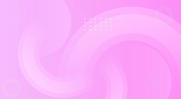 Abstract background with pink fluid waves and soft curved swirl shapes. vector