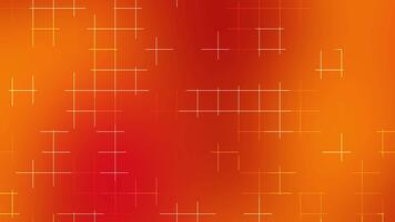 arancia rosso astratto sfondo con raggiante griglia linea elementi la creazione di un' moderno dinamico Guarda ideale per globale celebrazione temi digitale design eventi e festivo creativo progetti video