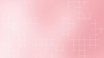 Soft pastel red background with thin white grid lines creating a clean minimal abstract pattern ideal for modern design layouts seasonal celebration themes and global events such as Valentines Day video
