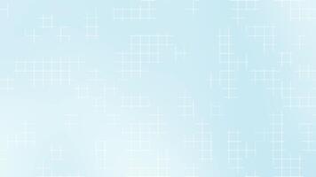 Pastel blue soft gradient background with scattered white grid line elements perfect for modern layouts digital templates winter celebration themes and clean minimalist design projects video