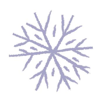 hermosa copo de nieve diseño con intrincado ramas exhibiendo el belleza de invierno en un sencillo y elegante estilo vector