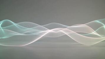 Elegant flowing light waves dance gracefully, creating a mesmerizing ethereal backdrop with smooth transitions and calming movement for creative projects video