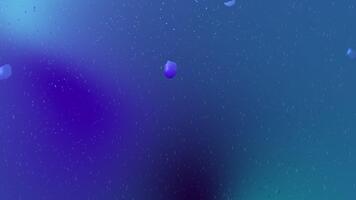 regndroppar i blå och kricka nyanser fläck former skapande unikt texturerad bakgrunder lämplig för digital design och abstrakt konst projekt. video