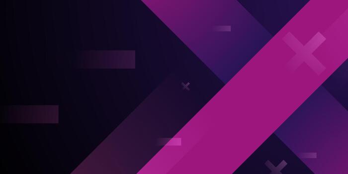 Abstract dark purple background with overlap shapes color pattern element concept design. Futuristic banner style. vector