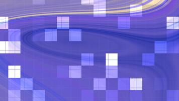 Abstracts Twirl Blink Square, Abstract animated background with a grid of squares and a swirling vibrant blue design, royalty free stock. video