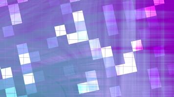 Abstracts Twirl Blink Square, Abstract geometric background with animated squares and dynamic motion in vibrant purple hues, royalty free stock. video