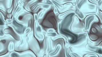 abstracts plast, abstrakt flytande rörelse bakgrund med slät strömmande former och vibrerande färger i slinga, royalty fri stock. video