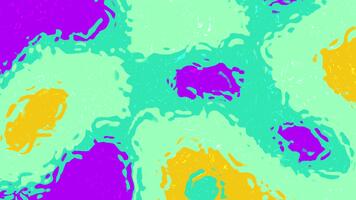 astratto colorato animazione con fluido forme e vivace colori la creazione di un' dinamico sfondo video