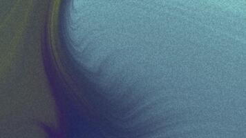 Abstracts drehen Lärm, abstrakt fließend Flüssigkeit Bewegung mit ein körnig Textur und ein blaugrün und lila Farbe planen, Lager Lizenzgebühren kostenlos . video