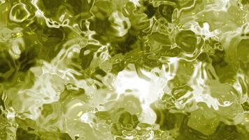 abstracts plast vatten en, abstrakt flytande grön bakgrund med strömmande skinande yta skapande en dynamisk mönster, royalty fri stock. video