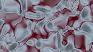 resumos plástico, abstrato fluindo líquido animação com dinâmico formas e uma desatado looping fundo, estoque realeza. video