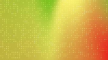 Background abstract, Abstract background animation with moving dots over a bright green, yellow, and red gradient, Stock royalty free . video