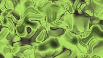 abstracts plast, abstrakt strömmande grön flytande bakgrund med slät rörelse och dynamisk former för visuell effekter, stock kungligheter. video