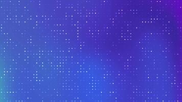Abstract background, Abstract background animation with dots of light on a gradient blue and purple backdrop, Stock royalty free . video